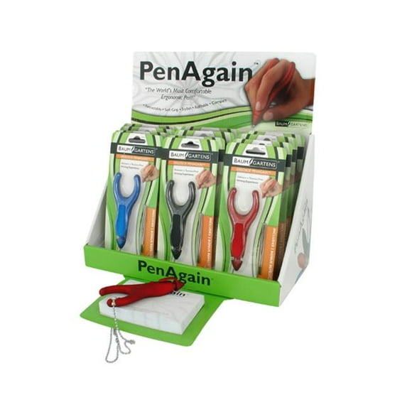 PenAgain ErgoSleek Display  Assorted Color Pack of 24 (00090)