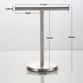 thumbnail image 3 of Orlif Towel Rack T-Shape Hand Towel Holder Stand Total Height 13" SUS304 Stainless Steel Towel Bar Brushed Nickel, 3 of 6
