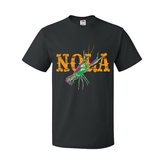 Inktastic Nola Mardi Gras Crayfish in Orange T-Shirt