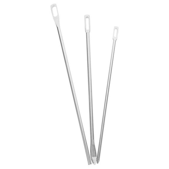 Worgeous 3 Pcs Thread Puller Hand Knitting Tools Wrist Bands for Event Household Silver