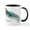 White/Black Inside, variant on CafePress - Collared Lizard Mug - 11 oz Ceramic Mug - Novelty Coffee Tea Cup
