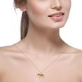 thumbnail image 2 of Sterling Silver 18K Yellow Gold Plated 3D Animal Pendant Necklaces, 2 of 3