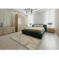 thumbnail image 4 of Ahgly Company Indoor Rectangle Contemporary Tan Brown Abstract Area Rugs, 3' x 5', 4 of 6