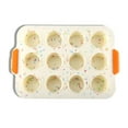 thumbnail image 1 of Silicone Cake Mold 12-cavity Kitchen  Baking Pan Non-stick Chocolate Pancake Bakeware Tool, 1 of 10