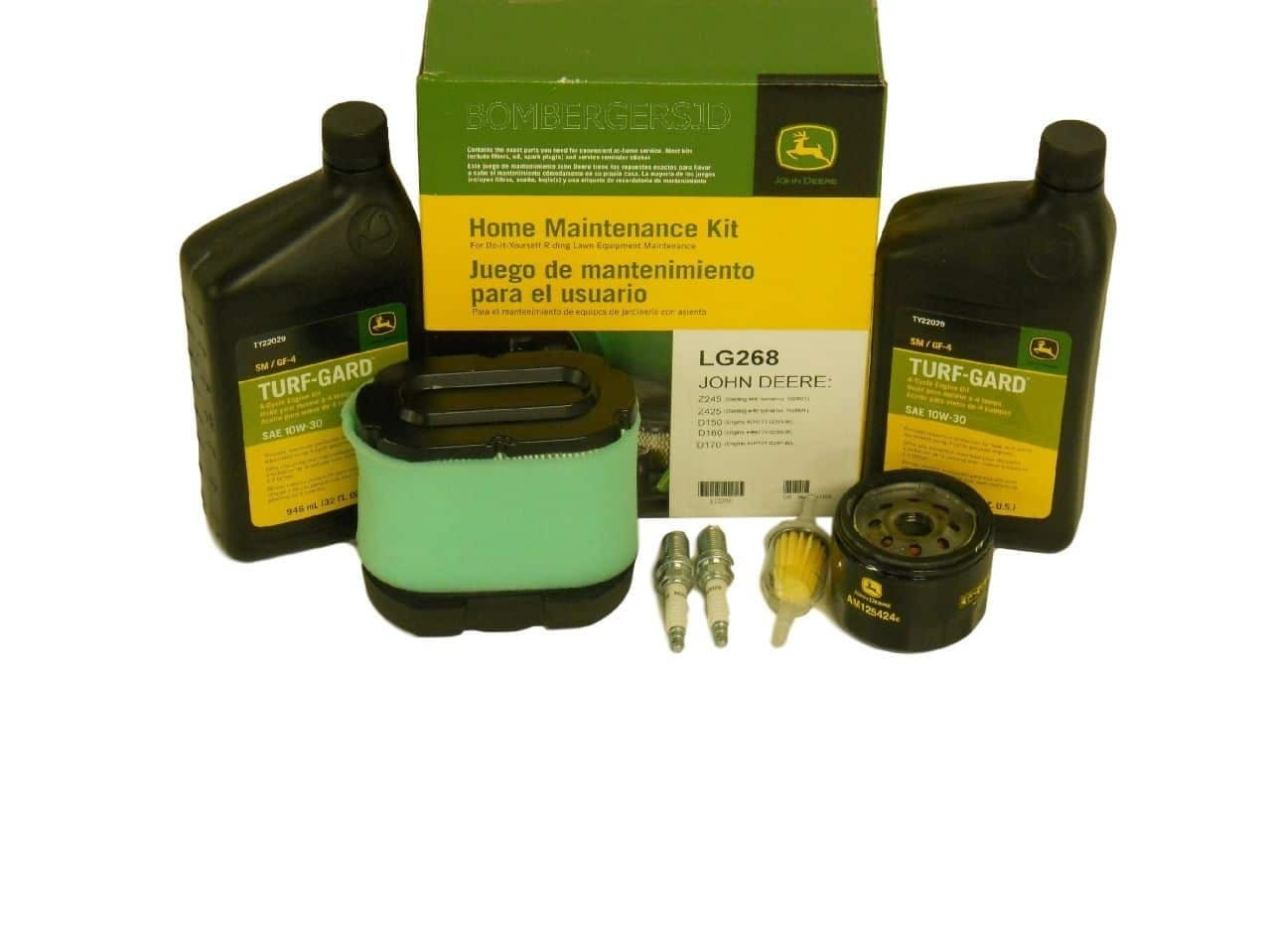 John Deere Home Maintenance Kit LG268 D150 D160 D170 Z225 Z425