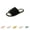 Black -BW49, variant on Women’s Linen Slippers Open Toe House Shoes Breathable Cute Bubble Slippers Anti-Slip Indoor Daily Footwear Pink