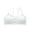 #01-White, variant on YAYUBA Training Bras for Girls 8-10,Sport Cami Bras Cotton for Girls Training Bras 10-16 with Adjustable Straps Fixed Pads