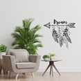 thumbnail image 3 of Dream Catcher Arrow Boho Arch Abstract Modern Bohemian Accent Wall Sticker Art Decal for Girls Boys Kids Room Bedroom Nursery House Fun Home Decor Stickers Wall Art Vinyl Decoration Size (10x10 inch), 3 of 3