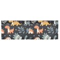 thumbnail image 6 of Yayeee Kitchen Valance Rod Pocket 54" x 18" Living Room Window Curtain, Orange Dinosaur, 6 of 6