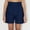 Navy, variant on Shorts For Women Casual 7 Inch Inseam Shorts Summer Elastic Waist Short Vacation Beach Outfits With Pockets Cute Pants for Women Trendy Workout Sweatpants Women Business Casual Pants for Women Size 14