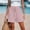 Pink, variant on Womens Shorts Summer Casual Loose Elastic Waist Drawstring Comfy Lightweight Beach Shorts with Pockets