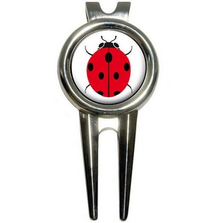 Ladybug Golf Divot Repair Tool and Ball Marker (Best Golf Divot Tool)