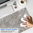 thumbnail image 4 of Golden Gray LinesLine Theme&nbsp;desk Mouse Padwaterproofnon Slip&nbsp;for Office Home Work GamingmousepadRubber Base Mousepad with Stitched Edges 31.5x11.8inches, 4 of 7