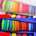 thumbnail image 4 of Face Painting Kit, Easy Dry Water Soluble Makeup Face Paint Lasting Fluorescent  For Cosplay For Adults, 4 of 8