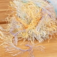 thumbnail image 3 of JubileeYarn Feather Whimsy Eyelash Yarn - 50g/Skein Fine Polyester Faux Fur - Caribbean Beach - 6 Skeins, 3 of 6