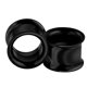 thumbnail image 5 of Túneles para orejas de acero inoxidable negro, expansores, dilatadores de orejas, medidores de pendientes 12mm, 5 of 9