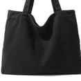 thumbnail image 2 of Bolso informal unisex, bolso de lona con asa superior, bolso de libro para estudiantes, bolso diario para mujeres y hombres, 2 of 9