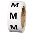 thumbnail image 1 of 500 Pieces Clothing Size Stickers Labels 1 Inch Circle Labels Hat Size, 1 of 9