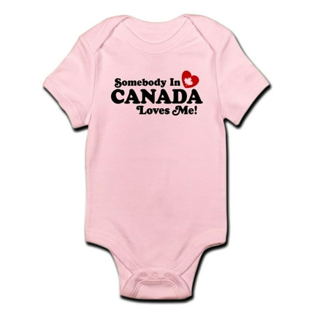 

CafePress - Somebody In Canada Loves Me Infant Bodysuit - Baby Light Bodysuit