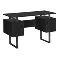 thumbnail image 1 of Monarch Specialties Computer Desk, Home Office, Laptop, Storage, 48"l, Work, Metal, Laminate, Black, Contemporary, Modern, 1 of 4