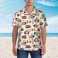 thumbnail image 4 of Goofa Submarines Hawaiian Shirt for Men, Unisex Summer Beach Casual Short Sleeve Button Down Shirts,Aloha Tropical Floral print shirt-, 4 of 9