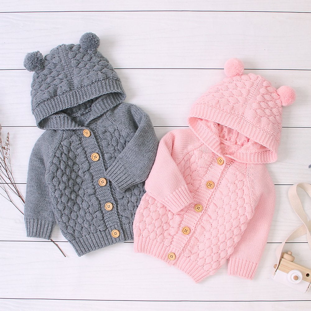 Baby cardigan with ears outlet