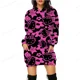 thumbnail image 4 of Sudadera con capucha estampada de HELLO KITTY para mujer, sudaderas casuales de manga larga, suéteres básicos sueltos de calle de otoño 2024, sudaderas con capucha, vestido, 4 of 5