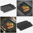 thumbnail image 2 of KAKOWELY Baking Pan Medical Stone Griddle Camping Stove Pan Nonstick Grill Plate Indoor Bbq Grill Stovetop Grill Pan South Korea Gill Pan Bbq Grill Accessories,14.96X"X10.24"X0.59", 2 of 5
