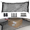 thumbnail image 4 of Elástico Net Mesh Holder Nylon Car Boot Trunk sobre Organizador funciones Accesorios ajustables Se la la adaptaciónción Vehículo Coche DYNWAVEMX Red de carga trasera, 4 of 8
