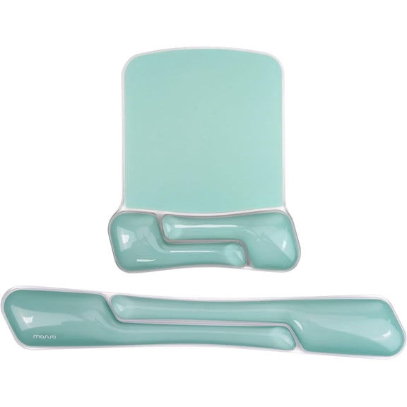 MOSISO Gel Mouse Pad Wrist Rest Support Mouse Pad & Keyboard Set