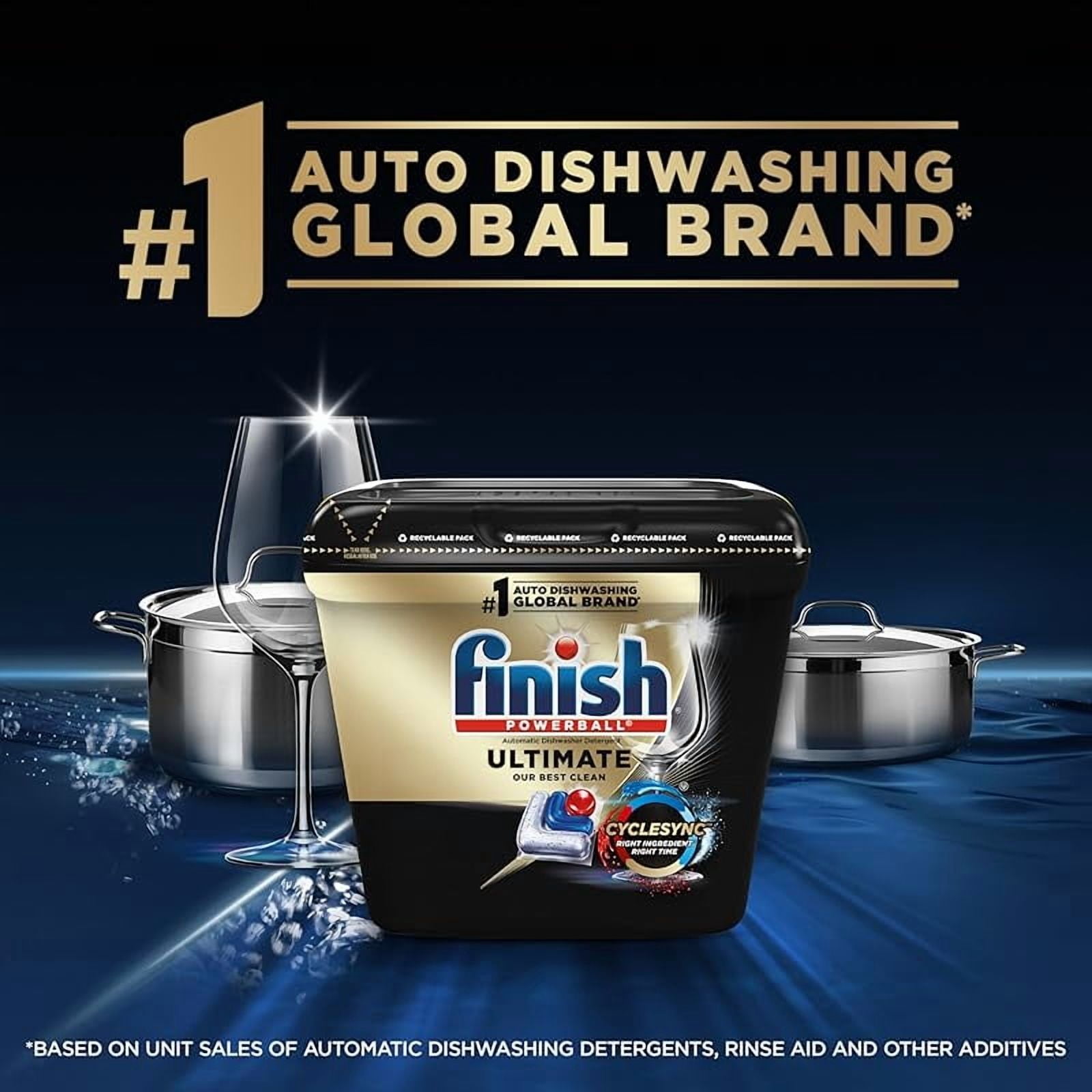 Ultimate Dishwasher Pods, No Pre-Rinse Dishwasher Detergent Soap Removes Burnt-On Stain, with CycleSync Technology, Degreasing & Scrubbing Power, 76 Count