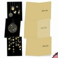 thumbnail image 5 of The Best Card Company 20 Assorted Christmas Notecards Box Set 4 x 5.12 Inch with Envelopes (10 Designs, 2 Each) Golden Holidays AM6723XSG-B2x10, 5 of 6