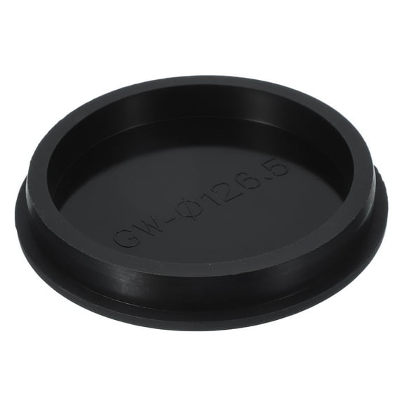 Tapón de Silicona en Forma de T Uxcell, Diámetro 125 mm/4.92 Pulgadas, Tapón de Silicona Impermeable Reutilizable para Sellar Agujeros Redondos en Equipos de Tuberías, Negro