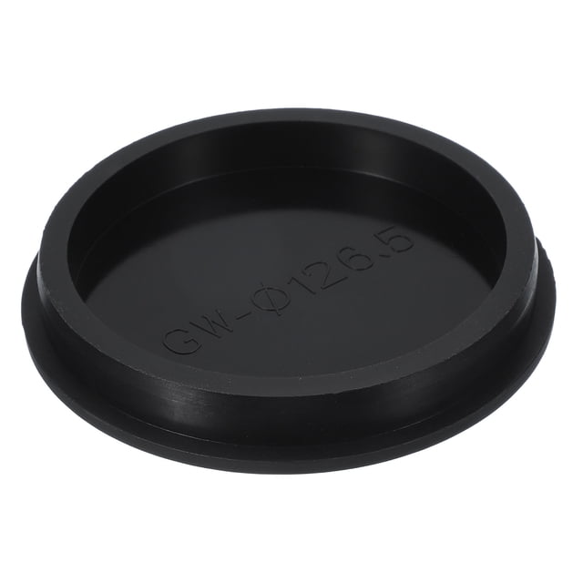 Tapón de Silicona en Forma de T Uxcell, Diámetro 125 mm/4.92 Pulgadas, Tapón de Silicona Impermeable Reutilizable para Sellar Agujeros Redondos en Equipos de Tuberías, Negro