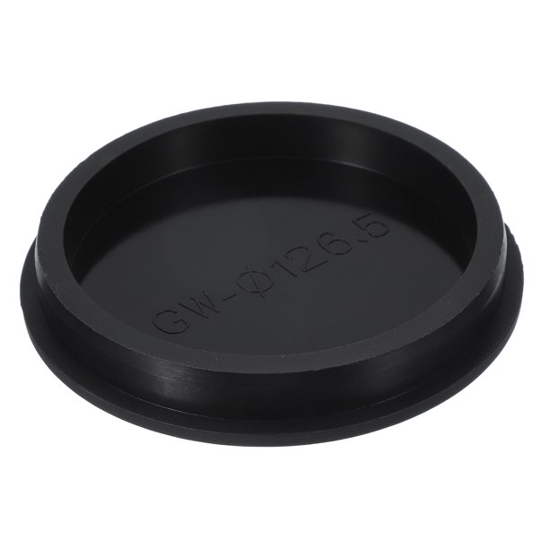 Tapón de Silicona en Forma de T Uxcell, Diámetro 125 mm/4.92 Pulgadas, Tapón de Silicona Impermeable Reutilizable para Sellar Agujeros Redondos en Equipos de Tuberías, Negro