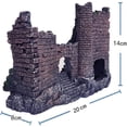 thumbnail image 2 of Resin Aquarium Decoration, Castle Fish Hideout, Realistic Details, Aquarium Accessory, 2 of 5