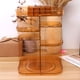 thumbnail image 2 of Organizador de cosméticos giratorio, estante cuadrado, soporte para maquillaje y joyas, caja de almacenamiento de gran capacidad (dorado), 2 of 5