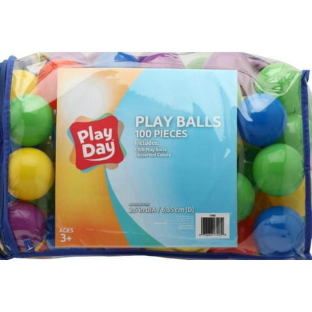 Play Day 100 count Crush Resistant Pit Balls