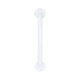 thumbnail image 2 of McKesson White Steel Wall Mounted Grab Bar for Bathroom Safety, 24" L, 1 Ct, 2 of 5