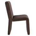 thumbnail image 6 of Emory Upholstered Performance Velvet Dining Side Chair in Chocolate, 6 of 9