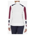 thumbnail image 3 of Fila Women's Heritage Track Jacket White/Magenta Purple/Fila Navy XS, 3 of 4