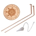 thumbnail image 3 of 99.9% Copper Dowsing Rod Psychic and Divining Pendulum Plate Pad Kit, 3 of 8