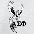 thumbnail image 3 of CafePress - Alpha Sigma Phi Phoenix Black Sweatshirt - Crew Neck Sweatshirt, 3 of 4
