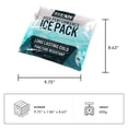 thumbnail image 3 of Arctic Zone Titan Deep Freeze Ice Pack - (Lot de 2) Bloc de Glace Haute Performance de 600 Grammes - Bloc Froid Durable et Résistant aux Perforations Rempli de Gel Non Toxique..., 3 of 8