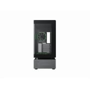 GAMEMAX GAMEMAX N90 Modular Dual-Chamber PC Case N90 BG Black 270° Panoramic Curved Glass Panel ATX Mid Tower case