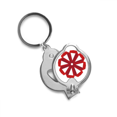 thumbnail image 1 of Red mas Flower Origa Finger Nail Clippers Scissor Stainless Steel Cutter, 1 of 3