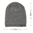 thumbnail image 2 of Ltctricy Knitted Beanie Hats for Men Women Warm Fleece Lined Thermal Unisex Hats Soft Comfort Ski Winter Hats, 2 of 5