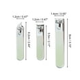 thumbnail image 4 of Unique Bargains Portable Mirror Light Nail Clipper Set Gradient Green, 4 of 6
