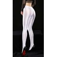 thumbnail image 6 of Womens Ultra Shimmery Footed Tights Oil Glossy Pantyhose Solid Color Opaque Yoga Stockings Stockings Pants Sports Fitness Leggings Trousers Clubwear for Valentine's Day Gifts, 6 of 6