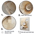 thumbnail image 3 of Designart "Nautilus With Abstract Snails I" Nautilus Floater Framed Canvas Wall Art, 3 of 5